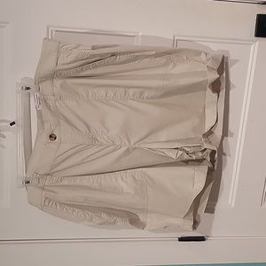 Style & Co Bermuda shorts NWT 22W beige. Roll tab. New w tags cotton Summer Vaca